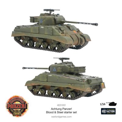Zoom bild av Achtung Panzer! hard plastic Sherman Firefly Vc medium tank