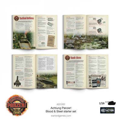 Zoom bild av Achtung Panzer! Blood & Steel Rulebook