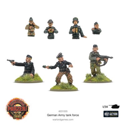 Zoom bild av Mounted & Dismounted tank crew 28mm