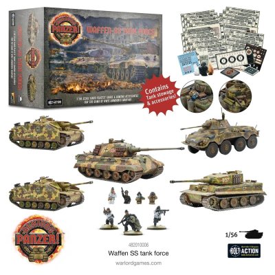 Zoom bild av 482010006 Achtung Panzer! Waffen SS Tank Force 28mm Warlord Games
