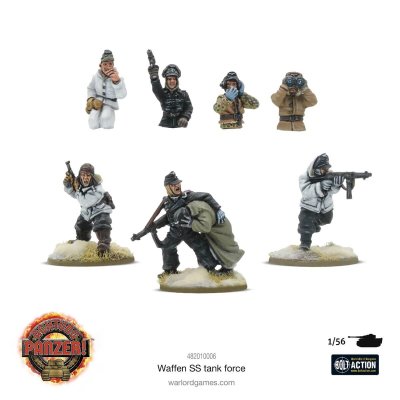 Zoom bild av Mounted & dismounted tank crew miniatures 28mm