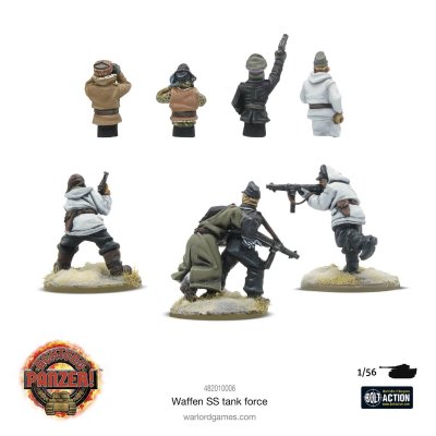 Zoom bild av Mounted & dismounted tank crew miniatures
