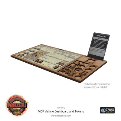 Zoom bild av Achtung Panzer! MDF Vehicle Dashboard and Tokens