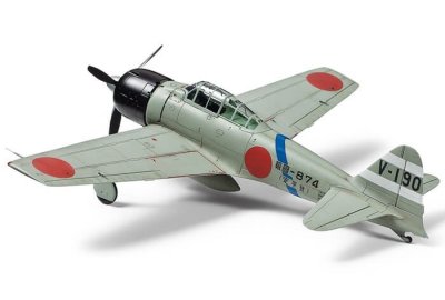 Zoom bild av Mitsubishi A6M3 Zero Fighter Model 32 (Hamp) 1/72 Tamiya