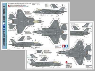 Zoom bild av Lockheed Martin® F-35®A Lightning II® 1/72 Tamiya