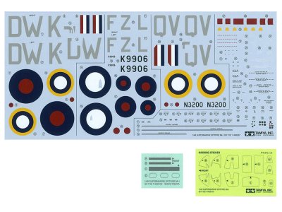 Zoom bild av Supermarine Spitfire Mk.I 1/48 Tamiya