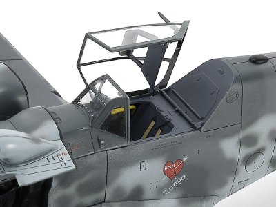 Zoom bild av Messerschmitt Bf109 G-6 Late Model 1/48 Tamiya
