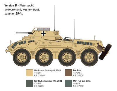 Zoom bild av 6757 Sd. Kfz. 234/1 1:35 Italeri