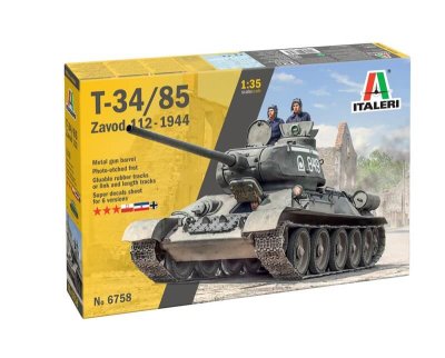 Zoom bild av 6758 T34/85 Zavod 112 -19441 1:35 Italeri