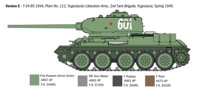 Zoom bild av 6758 T34/85 Zavod 112 -19441 1:35 Italeri