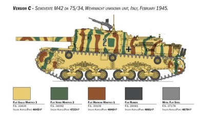 Zoom bild av 6759 Semovente M42 da 75/34 Upgraded Edition 1:35 Italeri