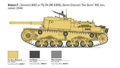 Zoom bild av 6759 Semovente M42 da 75/34 Upgraded Edition 1:35 Italeri
