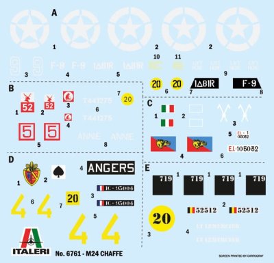 Zoom bild av 6761 M24 Chaffee 1:35 Italeri