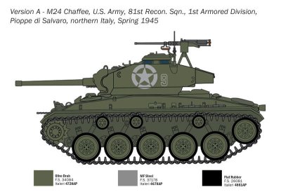 Zoom bild av 6761 M24 Chaffee 1/35 Italeri