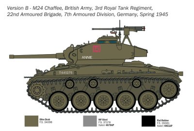 Zoom bild av 6761 M24 Chaffee 1:35 Italeri
