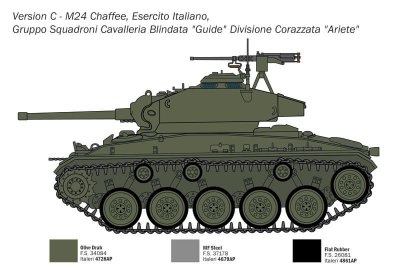 Zoom bild av 6761 M24 Chaffee 1:35 Italeri