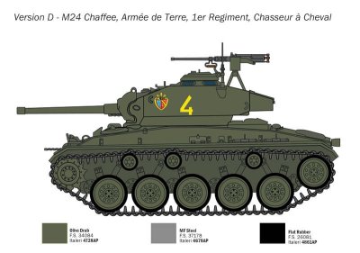 Zoom bild av 6761 M24 Chaffee 1:35 Italeri
