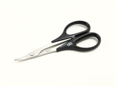 Zoom bild av 74005 Curved Scissors for Plastic Tamiya