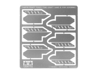 Zoom bild av 74097 Fine Craft Saws II (for Scribing) Tamiya