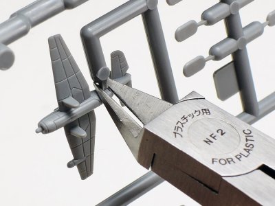 Zoom bild av Sharp Pointed Side Cutter for Plastic (Slim Jaw) Tamiya