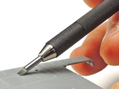Zoom bild av Modeling Flat Chisel Blade 2mm Tamiya