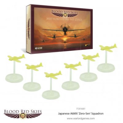Japanese A6MX 'Zero' Blood Red Skies Warlord Games