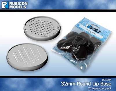801004 32mm Round Base (Pack of 20 Bases)