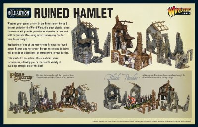 Zoom bild av 802010005 Ruined Hamlet 28mm Warlord Games