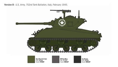 Zoom bild av 96440 M4A3 76mm Wet Sherman 1:35 Italeri