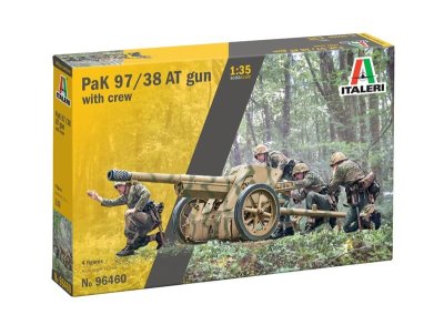 Zoom bild av 96460 Pak 97/38 AT Gun with crew 1:35 Italeri