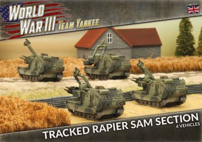 WWIII Team Yankee Tracked Rapier SAM Section 15mm