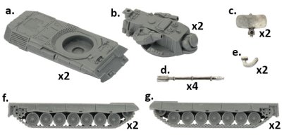 Zoom bild av West German Gepard Flakpanzer Batterie parts Battlefront