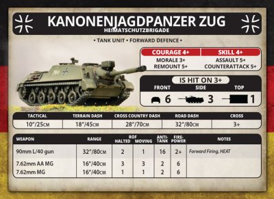 Zoom bild av World War III: West German Unit Cards