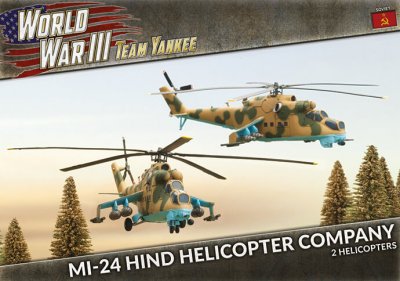 WWIII Team Yankee Mi-24 Hind Helicopter Company 15mm