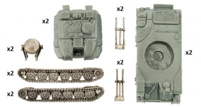 Zoom bild av ZSU-23-4 Shilka AA Platoon