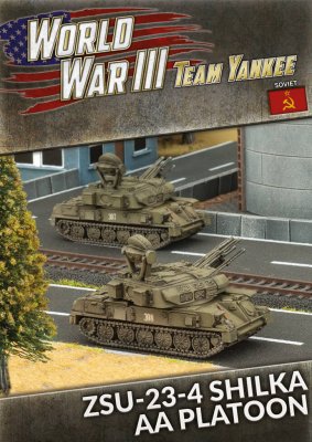 WWIII Team Yankee ZSU-23-4 Shilka AA Platoon 15mm