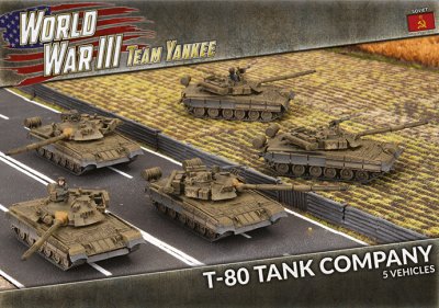 WWIII Team Yankee T-80 Tank Company 15mm