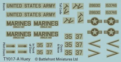 Zoom bild av UH-1 Huey Helicopter Platoon