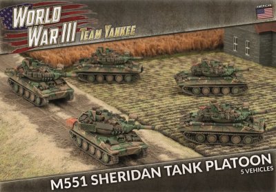 Zoom bild av WWIII Team Yankee M551 Sheridan Tank Platoon 15mm