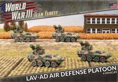 WWIII Team Yankee LAV-AD Air Defense Platoon 15mm
