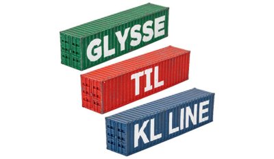 Zoom bild av BB251 Modern: 40ft Shipping Containers 15mm Battlefront