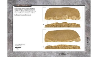 Zoom bild av BB640 BIAB: Escarpments - Sandstone Battlefront 15mm/30mm Battlefront