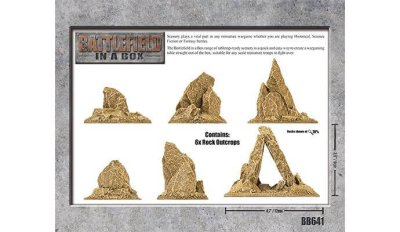Zoom bild av BB641 BIAB: Rock Outcrops - Sandstone Battlefront