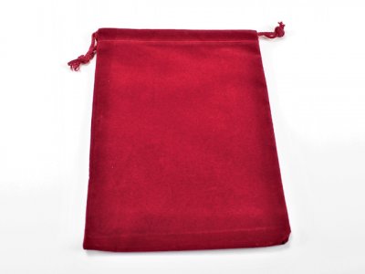 Chessex Dice Bag Suedecloth (L) Red