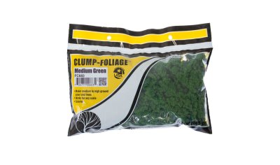 Zoom bild av FC683 Medium Green Clump-Foliage (Small Bag) Woodland Scenics