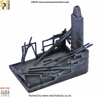 Zoom bild av Burned Out Cabin 28mm Sarissa