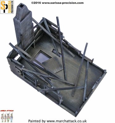 Zoom bild av Burned Out Cabin 28mm