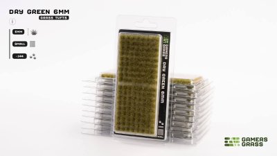 Zoom bild av GG6-DGs Dry Green 6mm - Small GamersGrass