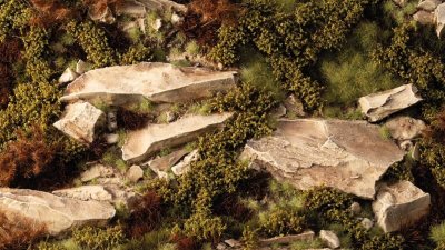 Zoom bild av Dry Green Shrubs GamersGrass