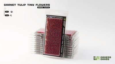 Zoom bild av GGFS-GT Garnet Tulip Tiny Flowers GamersGrass